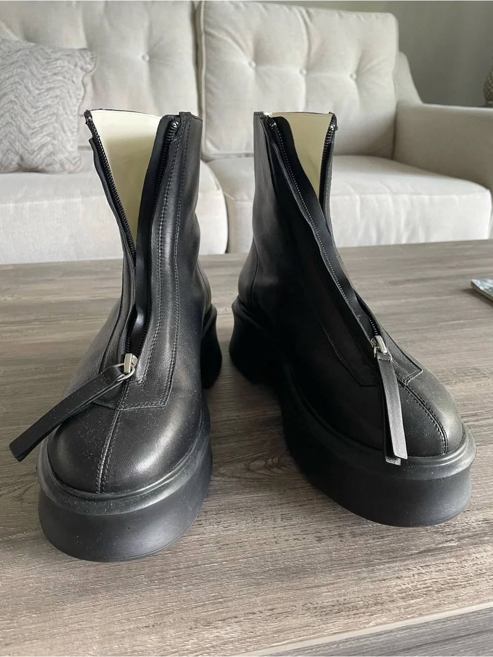 The Row Zipped Boot - Size 39